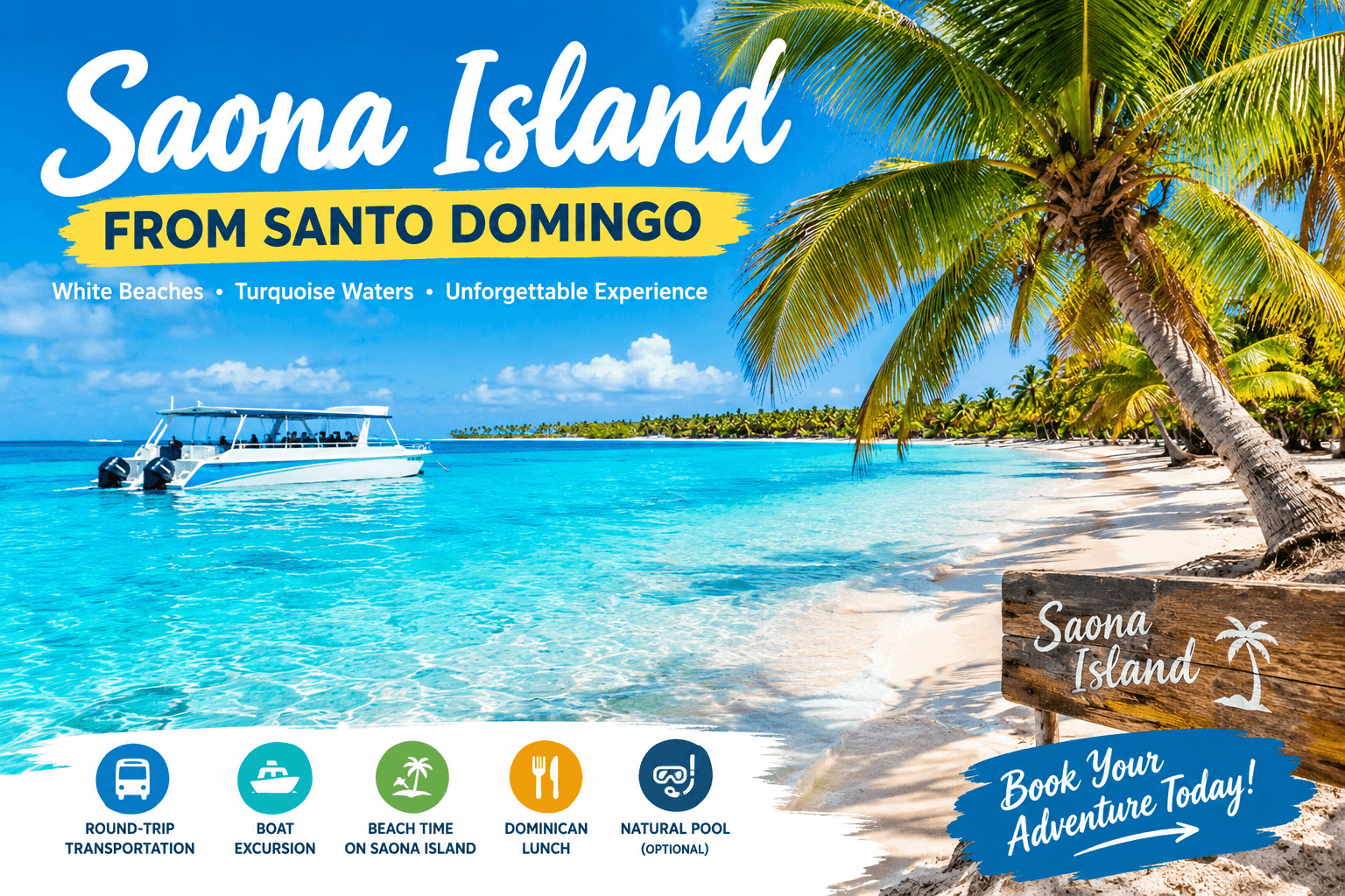 Insula Saona din Santo Domingo: Ghid de excursie de o zi